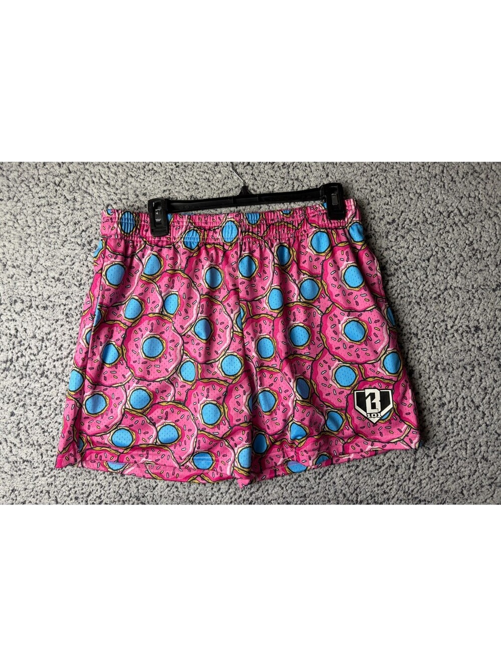 Baseball Lifestyle 101 Donut Shorts Strawberry Pink Mens Medium NWT BL101